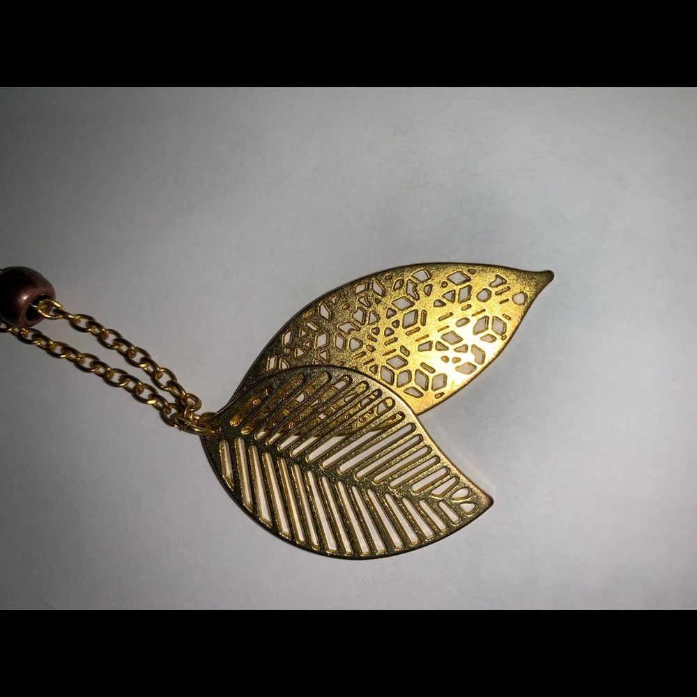 Bronze Leaf Necklaces